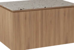 Balmani Eclips badkamermeubel met Stretto wastafelblad voor waskom(men)