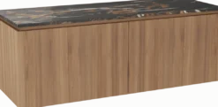Balmani Eclips badkamermeubel met Stretto wastafelblad voor waskom(men)