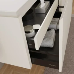 Balmani Eclips badkamermeubel met Eclips wastafelblad voor waskom(men)