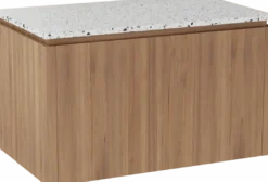 Balmani Eclips badkamermeubel met Stretto wastafelblad voor waskom(men)