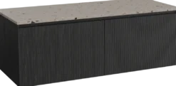 Balmani Fila by Mitra badkamermeubel met Stretto wastafelblad voor waskom(men)