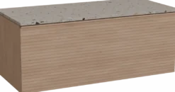 Balmani Forma badkamermeubel met Stretto wastafelblad voor waskom(men)