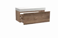 Balmani Forma badkamermeubel met Dominus wastafelblad voor waskom(men)