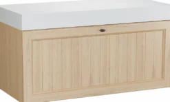 Balmani Lemon badkamermeubel met Dominus wastafelblad voor waskom(men)