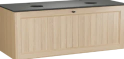 Balmani Lemon badkamermeubel met Facetta wastafelblad voor waskom(men)