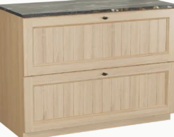 Balmani Lemon badkamermeubel met Stretto wastafelblad voor waskom(men)