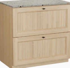 Balmani Lemon badkamermeubel met Stretto wastafelblad voor waskom(men)