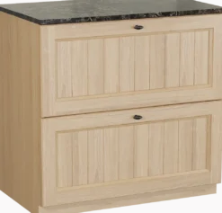 Balmani Lemon badkamermeubel met Stretto wastafelblad voor waskom(men)