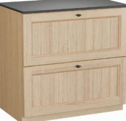 Balmani Lemon badkamermeubel met Stretto wastafelblad voor waskom(men)