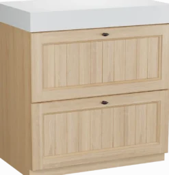 Balmani Lemon badkamermeubel met Dominus wastafelblad voor waskom(men)