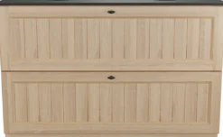 Balmani Lemon badkamermeubel met Facetta wastafelblad voor waskom(men)