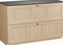 Balmani Lemon badkamermeubel met Stretto wastafelblad voor waskom(men)