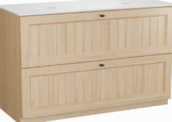Balmani Lemon badkamermeubel met Facetta wastafelblad voor waskom(men)
