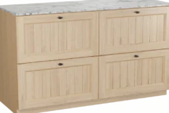 Balmani Lemon badkamermeubel met Stretto wastafelblad voor waskom(men)