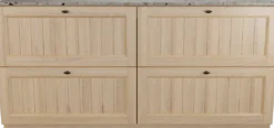 Balmani Lemon badkamermeubel met Stretto wastafelblad voor waskom(men)