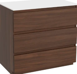 Balmani Lucida badkamermeubel met Stretto wastafelblad voor waskom(men)