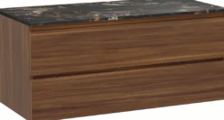 Balmani Lucida badkamermeubel met Stretto wastafelblad voor waskom(men)
