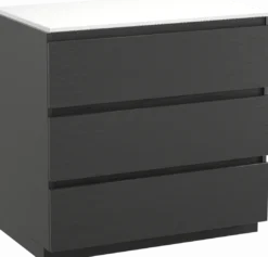 Balmani Lucida badkamermeubel met Stretto wastafelblad voor waskom(men)