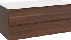 Balmani Lucida badkamermeubel met Stretto wastafelblad voor waskom(men)
