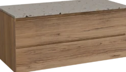 Balmani Lucida badkamermeubel met Stretto wastafelblad voor waskom(men)