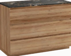 Balmani Lucida badkamermeubel met Stretto wastafelblad voor waskom(men)
