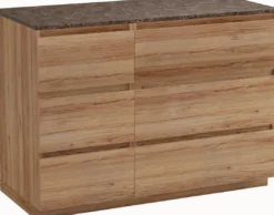 Balmani Lucida badkamermeubel met Stretto wastafelblad voor waskom(men)