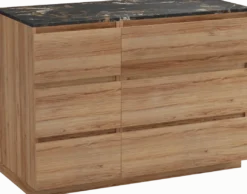 Balmani Lucida badkamermeubel met Stretto wastafelblad voor waskom(men)