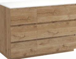Balmani Lucida badkamermeubel met Stretto wastafelblad voor waskom(men)