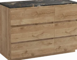 Balmani Lucida badkamermeubel met Stretto wastafelblad voor waskom(men)
