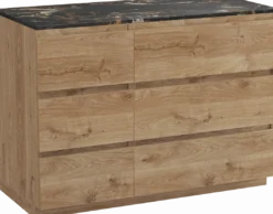 Balmani Lucida badkamermeubel met Stretto wastafelblad voor waskom(men)