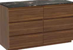 Balmani Lucida badkamermeubel met Stretto wastafelblad voor waskom(men)