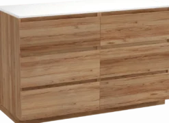 Balmani Lucida badkamermeubel met Stretto wastafelblad voor waskom(men)