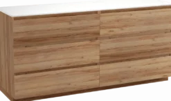 Balmani Lucida badkamermeubel met Stretto wastafelblad voor waskom(men)
