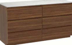 Balmani Lucida badkamermeubel met Stretto wastafelblad voor waskom(men)