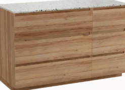 Balmani Lucida badkamermeubel met Stretto wastafelblad voor waskom(men)