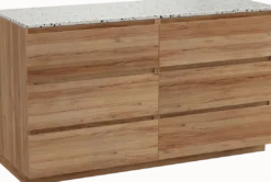 Balmani Lucida badkamermeubel met Stretto wastafelblad voor waskom(men)