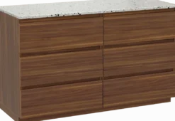 Balmani Lucida badkamermeubel met Stretto wastafelblad voor waskom(men)