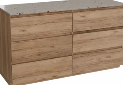 Balmani Lucida badkamermeubel met Stretto wastafelblad voor waskom(men)