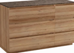 Balmani Lucida badkamermeubel met Stretto wastafelblad voor waskom(men)
