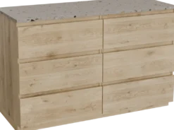 Balmani Lucida badkamermeubel met Stretto wastafelblad voor waskom(men)