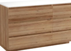 Balmani Lucida badkamermeubel met Stretto wastafelblad voor waskom(men)