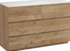 Balmani Lucida badkamermeubel met Stretto wastafelblad voor waskom(men)