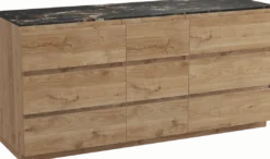 Balmani Lucida badkamermeubel met Stretto wastafelblad voor waskom(men)