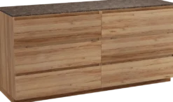Balmani Lucida badkamermeubel met Stretto wastafelblad voor waskom(men)