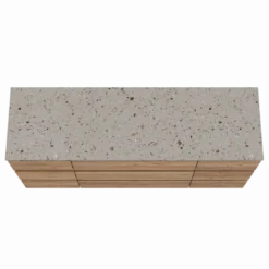 Balmani Lucida badkamermeubel met Stretto wastafelblad voor waskom(men)