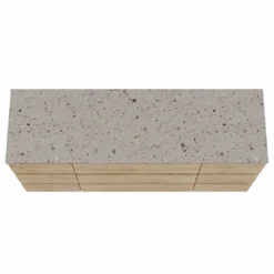 Balmani Lucida badkamermeubel met Stretto wastafelblad voor waskom(men)