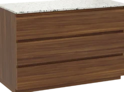 Balmani Lucida badkamermeubel met Stretto wastafelblad voor waskom(men)