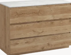 Balmani Lucida badkamermeubel met Stretto wastafelblad voor waskom(men)