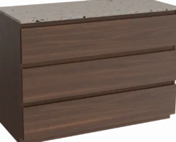 Balmani Lucida badkamermeubel met Stretto wastafelblad voor waskom(men)