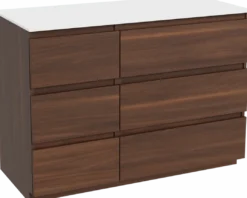 Balmani Lucida badkamermeubel met Stretto wastafelblad voor waskom(men)